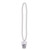 Graduation Glass Beaded Necklace Costume Accessory - 33" - White - Pack of 12 - IMAGE 1