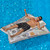 Inflatable Benjamin Franklin Money Pool Lounger - 84" - IMAGE 2