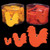 Club Pack of 144 Orange Fuzzy Felt Roosters 3 - IMAGE 1
