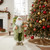 32" Santa Claus with Teddy Bear Christmas Figure - IMAGE 2
