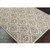 2.5' x 8' Brown and Black New Zealand wool Area Throw Rug Runner - IMAGE 1