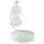 Pink Ribbon Porcelain Angel Ornament With Hanger and Base #46721G - IMAGE 2