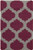 2' x 3' Gated Passage Purple and Gray Hand Woven Wool Area Throw Rug - IMAGE 1