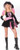 Pink and Black Punk Pirate Girl Child Halloween Costume - One Size - IMAGE 1