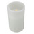 12" White Battery Operated Flameless LED Lighted 3-Wick Flickering Wax Christmas Pillar Candle - IMAGE 2