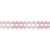 Pageant Tissue Paper Garland - 14.5' - Pink and White - Pack of 12 - IMAGE 2