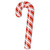 Club Pack of 24 Red and White Candy Cane Cutout Christmas Decorations 27" - IMAGE 1