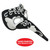 Masquerade Long Nose Mask Costume Accessory - One Size - Black and Silver - Pack of 12 - IMAGE 5