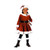 Red and White Little Miss Santa Girl Child Christmas Costume - Small - IMAGE 2