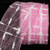 Pink and White Contemporary Wired Craft Ribbon 2.5" x 27 Yards - IMAGE 1