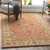 12' x 15' Floral Red and Beige Rectangular Area Throw Rug - IMAGE 2
