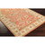 12' x 15' Floral Red and Beige Rectangular Area Throw Rug