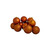 12ct Burnt Orange Shatterproof 4-Finish Christmas Ball Ornaments 4" (100mm) - IMAGE 1