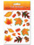Club Pack of 48 Fall Harvest Autumn Leaf Sticker Sheets 7.5" - IMAGE 1