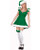 Green and White Elf Women Adult Christmas Costume - Medium - IMAGE 1
