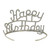 Club Pack of 6 Glittered 'Happy Birthday' Women Adult Tiara Costume Accessories - One Size - IMAGE 1