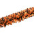 Club Pack of 24 Orange and Black Festive Tissue Festooning Decorations 25' - IMAGE 1