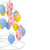 Floral and Striped Easter Egg Tree - 14.25" - Blue/Yellow/Pink - IMAGE 5