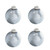 Shiny Finish Glass Christmas Ball Ornaments - 4.75" (120mm) - Sky Blue - 4ct - IMAGE 1