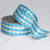 Blue and Ivory Gingham Wired Woven Edge Craft Ribbon 1.5" x 27 Yards - IMAGE 2