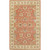 9' x 12' Floral Red and Beige Hand Tufted Wool Area Throw Rug - IMAGE 1