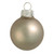 Matte Finish Glass Christmas Ball Ornaments - 2" (50mm) - Pewter Gray - 28ct - IMAGE 1
