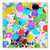 Pack of 6 Multicolor Party Polka-dots Confetti Bags 0.5 oz. - IMAGE 1