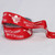 Red Taffeta with Merry Christmas Print Wired Craft Ribbon 1.5" x 27 Yards - IMAGE 2
