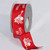 Red Taffeta with Merry Christmas Print Wired Craft Ribbon 1.5" x 27 Yards - IMAGE 1