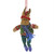 7" Bohemian Holiday Plush Moose Boy with Dangling Legs Christmas Ornament - IMAGE 1