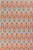 8' x 11' Krokev Orange and Gray Hand Woven Wool Area Throw Rug - IMAGE 1