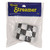 Checkered Crepe Party Streamers - 30' - Black and White - Pack of 12 - IMAGE 3