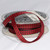 Black and Red Gingham Wired Woven Edge Craft Ribbon 0.25" x 108 Yards - IMAGE 2