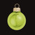 8ct Soft Yellow Shiny Finish Glass Christmas Ball Ornaments - 3.25" (80mm) - IMAGE 2