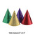 Prismatic Paper Birthday Party Hats - 6" - Club Pack of 48 - IMAGE 3