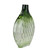 11.5" Forest Green Ombre Disc Shaped Transparent Hand Blown Glass Vase - IMAGE 2