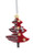 4.75" Alpine Chic Red, White and Gray Knit Style Christmas Tree Ornament - IMAGE 1