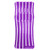 72" Inflatable Purple and White Cool Stripe Swimming Pool Mattress Float - IMAGE 1