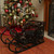31" Glittery Dark Brown & Black Wicker Christmas Sled Sleigh Decoration - IMAGE 2