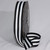 Black and White Striped Woven Grosgrain Craft Ribbon 1.5" x 55 Yards - IMAGE 1