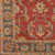 8' x 11' Brick Red and Slate Blue Damask Hand Tufted Rectangular Area Throw Rug - IMAGE 5