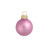 Petite Matte Finish Glass Christmas Ball Ornaments - 1.25" (30mm) - Rosewood - 40ct - IMAGE 1
