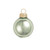 Shiny Glass Christmas Ball Ornaments - 3.25" (80mm) - Shale Green - 8ct - IMAGE 1