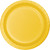 Disposable Round Luncheon Party Paper Plates - 7" - Yellow - Club Pack of 240 - IMAGE 1