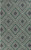 8' x 11' Green and Gray Rhombus Area Throw Rug - IMAGE 1