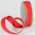Scarlet Red and Gold Solid Wired Craft Ribbon 1" x 54 Yards - IMAGE 1