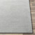 8' x 8' Solid Charcoal Gray Hand Loomed Square Wool Area Throw Rug - IMAGE 4
