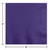 3-Ply Disposable Beverage Napkins - 5" - Grape Purple - Club Pack of 500 - IMAGE 2