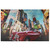 LED Lighted NYC Times Square 7th Avenue Classic MG Car Canvas Wall Art 15.75" x 23.5" - IMAGE 1