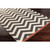 7.25' x 10.5' Brown and Black Machine Woven Geometric Rectangular Outdoor Area Throw Rug - IMAGE 6